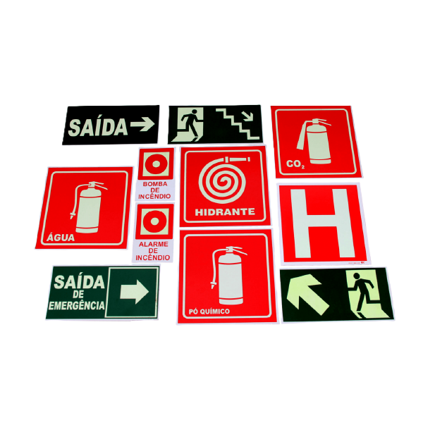 PLACAS DE SINALIZAÇÃO